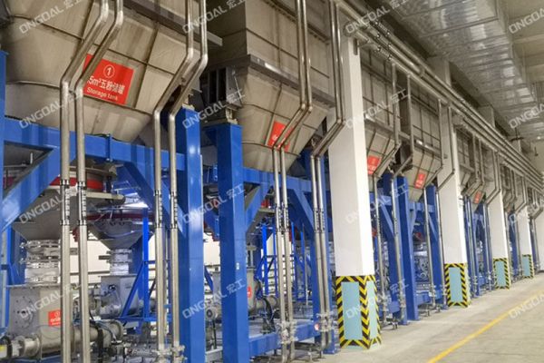 浙江某化工集团气力输送工程案例